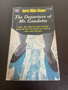 The Departure of Mr. Gaudette by Doris Miles Disney 1967 Macfadden Mystery PB