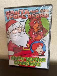 Santa and the Three Bears Night Before Christmas Sealed NEW DVD Hal Smith Mama