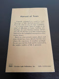 SIGNED Harvest of Tears by Alma Dettwiler Vintage 1989 Christian Light Paperback