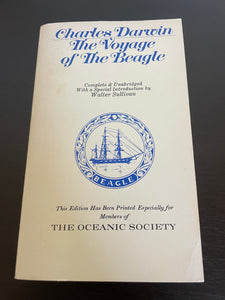 The Voyage of the Beagle by Charles Darwin Oceanic Society Bantam 1972 Paperback