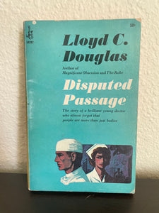 Disputed Passage by Lloyd C. Douglas Vintage Pocket Cardinal 1966 Doctors PB