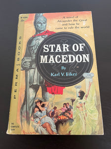 Star of Macedon by Karl V. Eiker Permabooks Paperback 1958 Alexander the Great