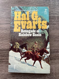 Renegade of Rainbow Basin by Hal G. Evarts Vintage 1977 Pocket Western Paperback