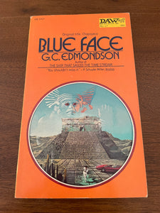 Blue Face G. C. Edmondson Vintage DAW 1971 SciFi Paperback Alien Anthropologist