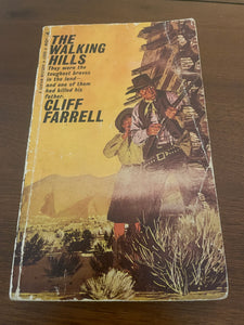 The Walking Hills by Cliff Farrell Vintage 1965 Bantam Western Paperback Zulus