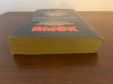 Amok by George Fox 1978 Fawcett Crest Vintage Thriller Paperback Samurai Slasher