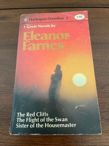 Harlequin Omnibus 3 by Eleanor Farnes 1976 Romance Red Cliffs Swan Housemaster