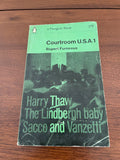 Courtroom U.S.A. USA 1 by Rupert Furneaux Penguin 1962 Lindbergh Baby Sacco Thaw