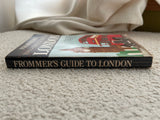 Frommer's 1983-1984 Guide to London Vintage Travel Vacation Porter Maps PB