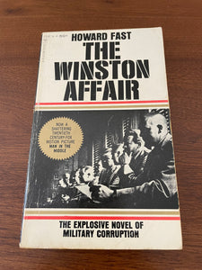 The Winston Affair Howard Fast 1964 Mystery Historical Courtroom Military Drama