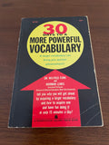 30 Days to a More Powerful Vocabulary Funk & Lewis 1961 Washington Square Press