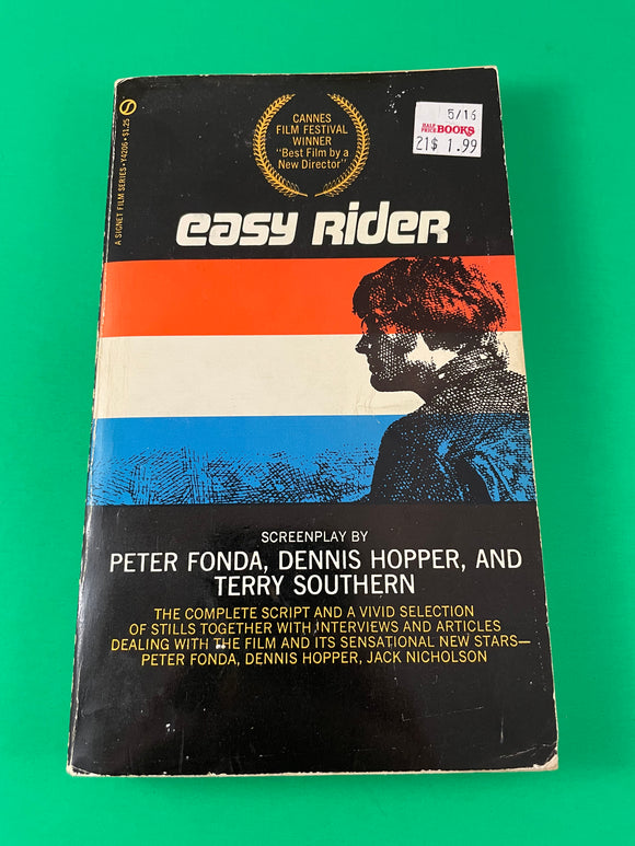 Easy Rider by Peter Fonda Dennis Hopper 1969 Script Photos Signet Screenplay PB