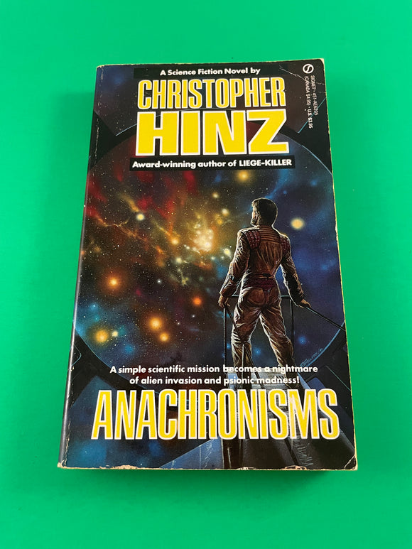 Anachronisms Christopher Hinz Vintage 1989 Signet SciFi Psionic Alien Invasion