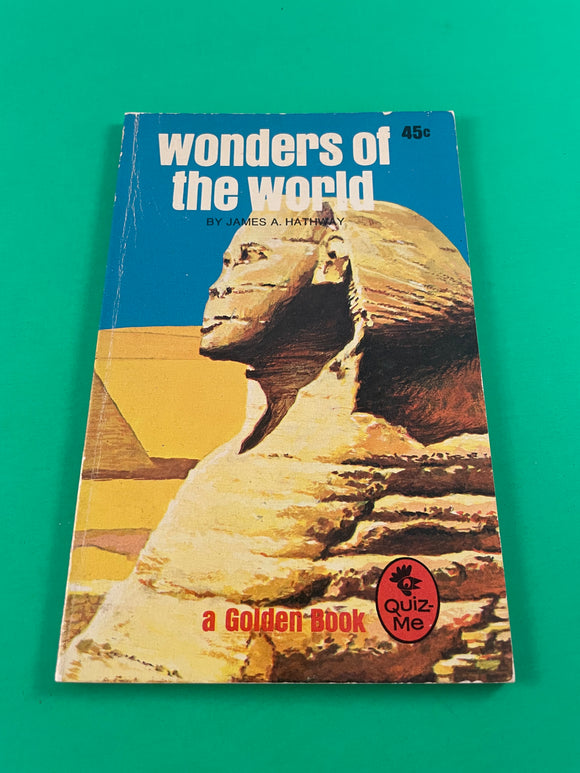 Wonders of the World by James Hathway Vintage Golden Book Quiz Me 1969 Trivia PB