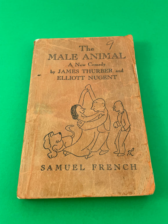 The Male Animal by James Thurber Comedy Play Acting Edition Samuel French 1941