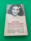Anne Frank The Diary of a Young Girl Vintage 1968 Pocket Cardinal Paperback Roosevelt Holocaust