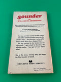 Sounder by William H. Armstrong Vintage 1969 Scholastic Movie Tie-in Paperback YA Classic Dog