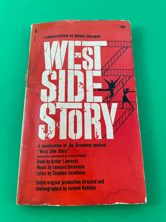 West Side Story by Irving Shulman Vintage 1971 Pocket Movie Tie-in Paperback Musical