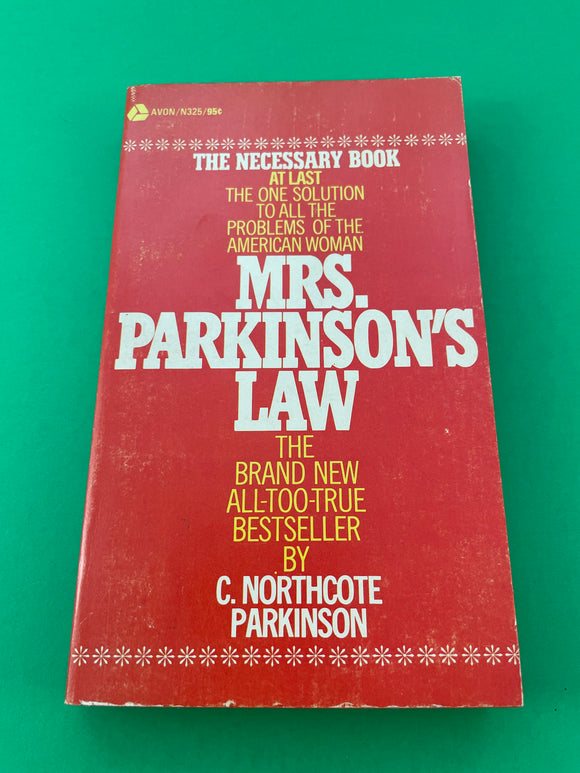Mrs. Parkinson's Law by C. Northcote Parkinson Vintage Avon 1970 American Woman