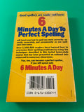 6 Minutes a Day to Perfect Spelling by Harry Shefter Vintage 1976 Pocket Paperback Revised Edition Words Study