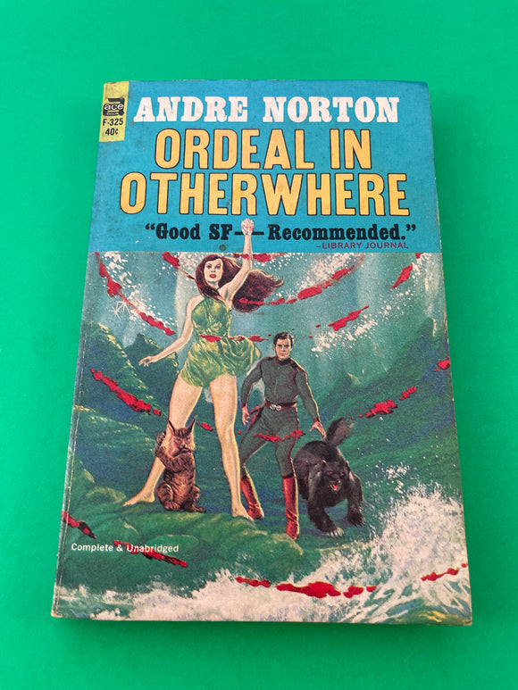 Ordeal in Otherwhere by Andre Norton Vintage 1964 Ace SciFi Paperback Warlock Witches