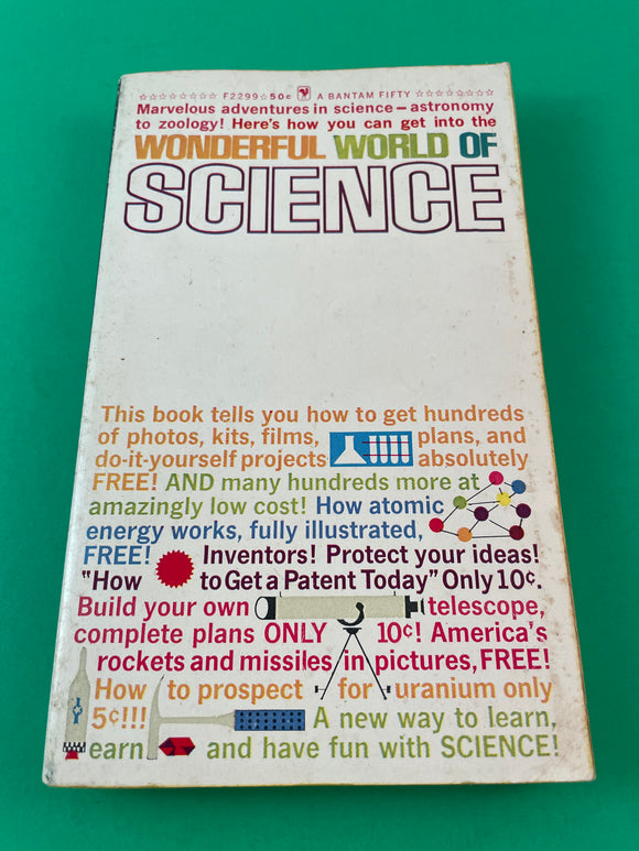 Wonderful World of Science Shirley Moore & Judith Viorst Vintage 1961 Bantam Paperback