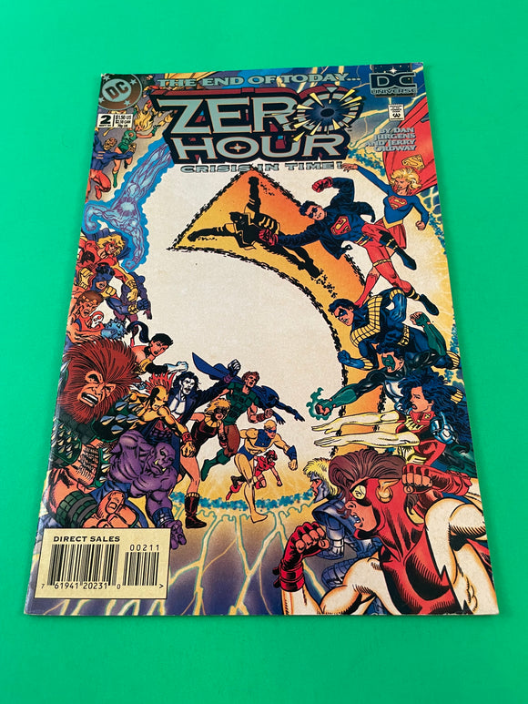 Zero Hour Crisis in Time 2 DC Comics Vintage 1994 The End of Today Jergens Ordway