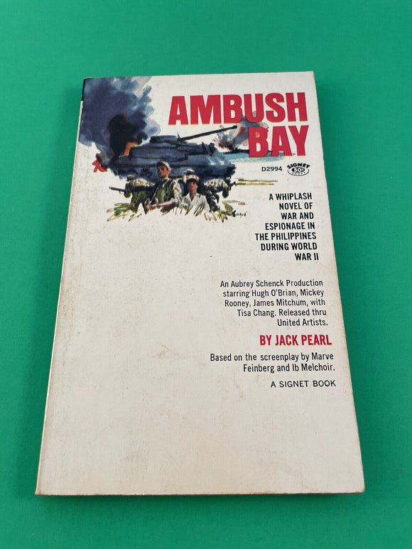 Ambush Bay by Jack Pearl Vintage 1966 Signet Movie Tie-in Philippines WWII WW2