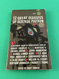 12 Great Classics of Science Fiction Groff Conklin 1963 Gold Medal SciFi Budrys
