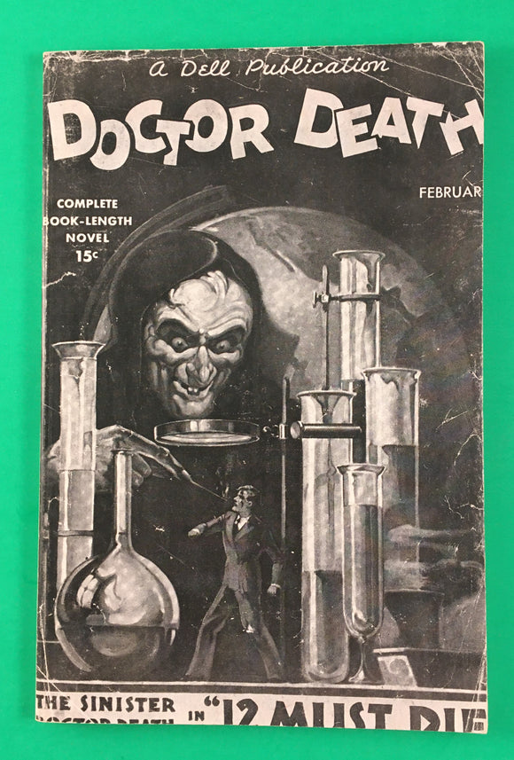 Pulp Classic # 19 Doctor Death 12 Must Die Weinberg Zorro 1979 Horror Mystery