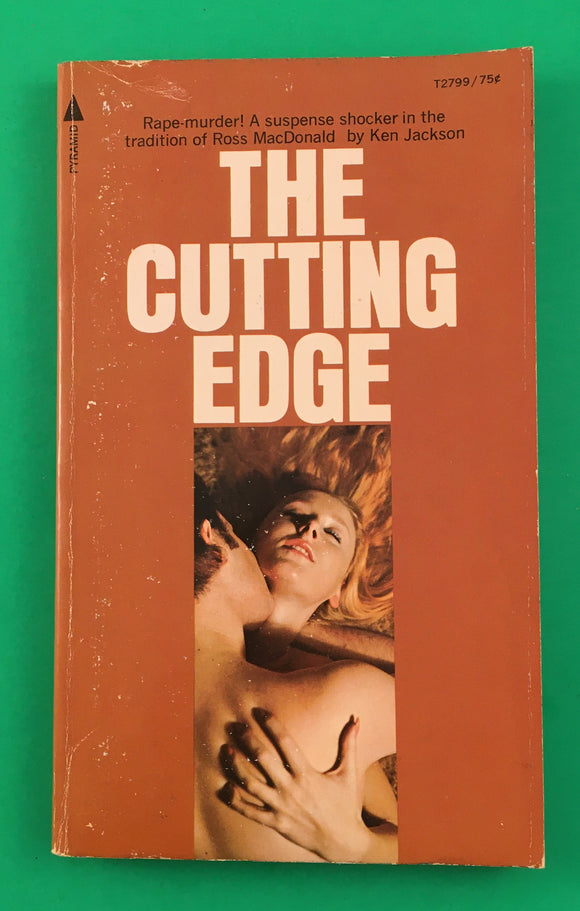The Cutting Edge by Ken Jackson Vintage 1972 Pyramid Murder Mystery Paperback PB