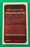 Robert's Rules of Order Vintage 1968 Pyramid Paperback Manual of Parliamentary Procedure How to Conduct Meetings Vixman