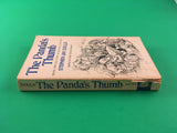 The Panda's Thumb More Reflections in Natural History by Stephen Jay Gould Vintage 1982 Norton Paperback Science Essays Biology