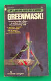 Greenmask! Elizabeth Linington Vintage 1964 Popular Detective Suspense Mystery