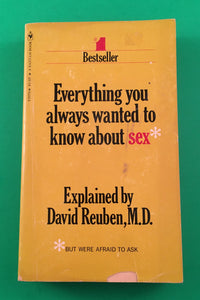 Everything You Always Wanted to Know About Sex by David Reuben Vintage 1971 Bantam Paperback