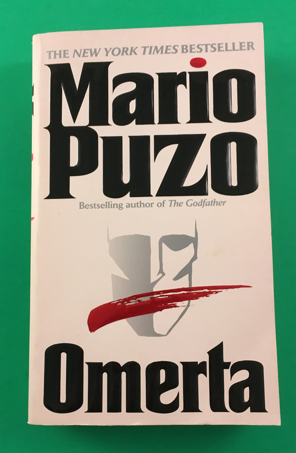 Omerta by Mario Puzo 2001 First Edition Ballantine Paperback Crime Mafia Mob Silence