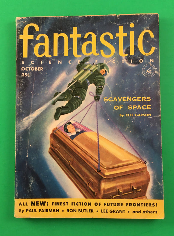 Fantastic Science Fiction Digest Magazine Oct October 1955 Vintage SciFi Garson