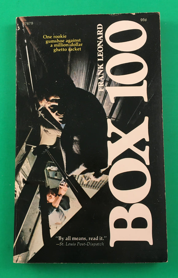 Box 100 by Frank Leonard Vintage 1973 Pocket Paperback Gumshoe Investigator PB