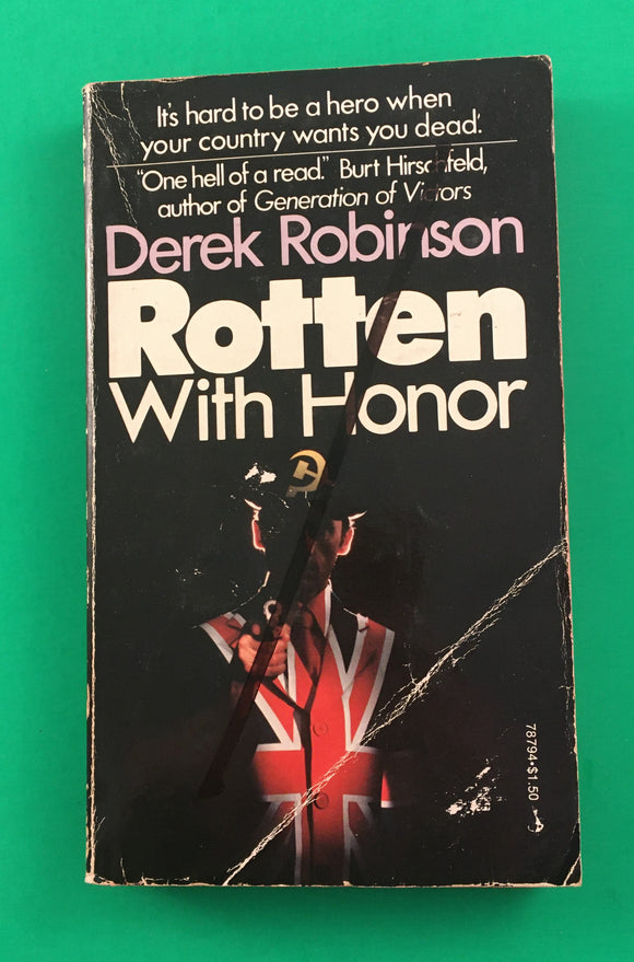 Rotten with Honor by Derek Robinson Vintage 1975 Pocket International Espionage