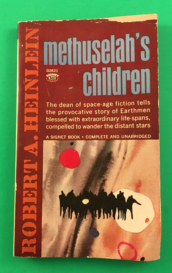 Methuselah's Children by Robert A. Heinlein Vintage 1958 Signet SciFi Paperback