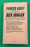 Ben Hogan's Power Golf Vintage 1977 Pocket Paperback Instruction Clubs Stance Swings Hills Weather Hints