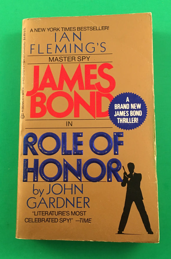 Role of Honor by John Gardner Vintage James Bond 1985 Berkley Thriller Paperback Spy 007