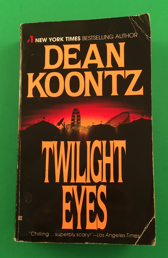 Twilight Eyes by Dean Koontz Vintage 1987 Berkley Paperback Horror Thriller Carnival