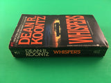 Whispers by Dean Koontz Vintage 1981 Berkley Horror Thriller Paperback Suspense