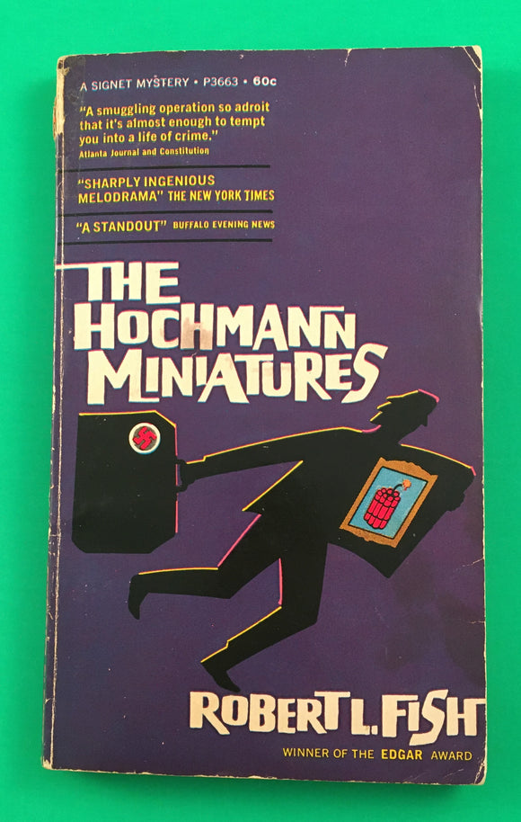 The Hochmann Miniatures by Robert Fish 1968 Signet Mystery Paperback PB Vintage