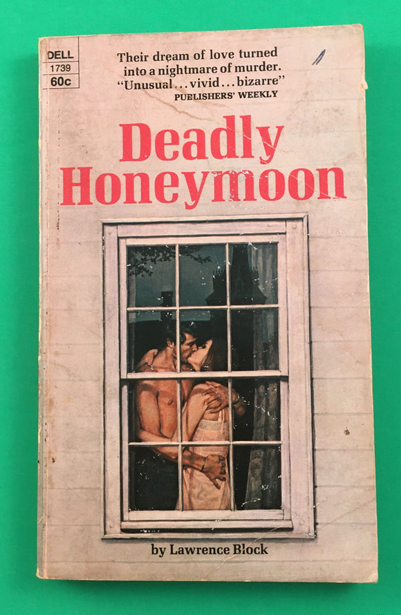 Deadly Honeymoon by Lawrence Block Vintage 1969 Dell Crime Paperback Revenge PB