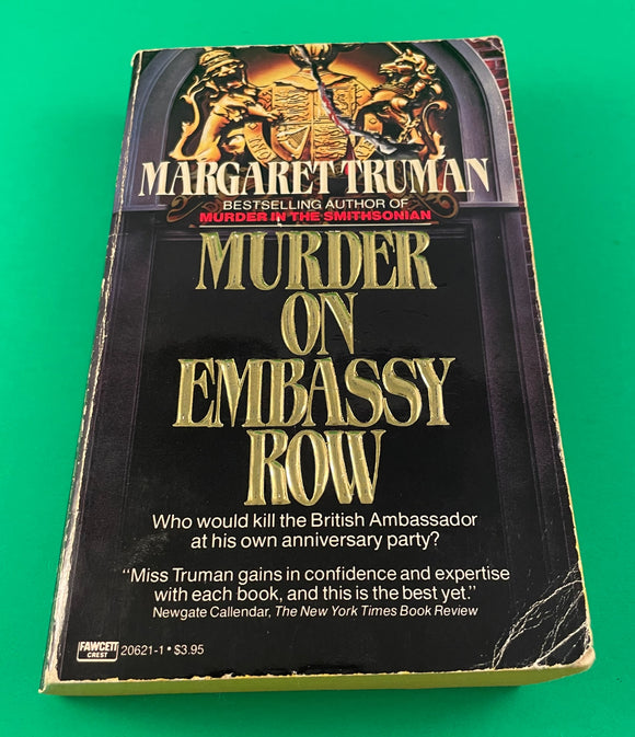 Murder on Embassy Row by Margaret Truman Vintage 1985 First Ballantine Edition Mystery