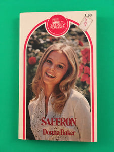 Saffron by Donna Baker Vintage 1979 House of Romance Paperback London Wales PB