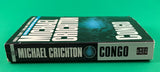 Congo by Michael Crichton Vintage 1993 First Ballantine Edition Thriller Lost City Expedition