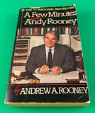 A Few Minutes with Andy Rooney by Andrew Rooney Vintage 1982 Warner Paperback